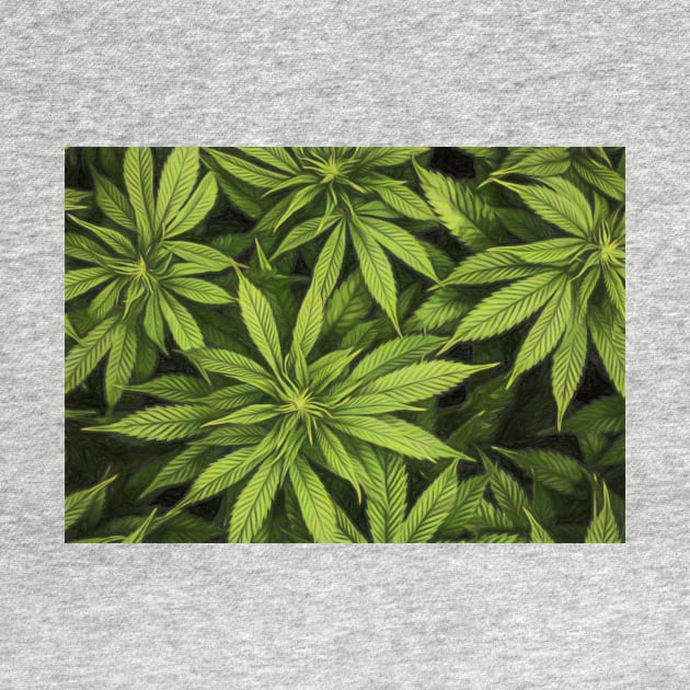 Hemp Plant Artwork by NikkiBear67